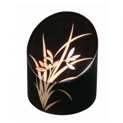 ふるさと納税 海南市 紀州漆器 漆芸 蒔絵 文鎮 竹型 溜 らん