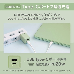 Owltech(オウルテック) PowerDelivery20Wで超速充電可能 きらきら可愛いグラデーションカラーのAC充電器 OWL-APD20A1C1R-GD 【 AC充電器 家電 神奈川県 海老