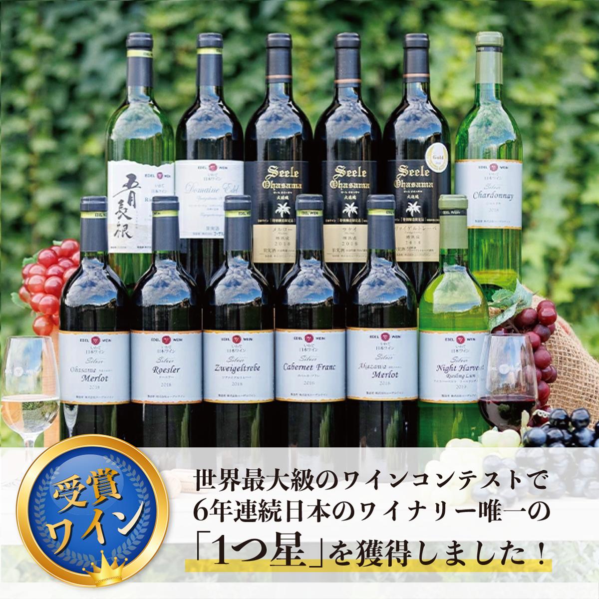 国際ワインコンクール受賞6本セット  エーデルワイン  【627】