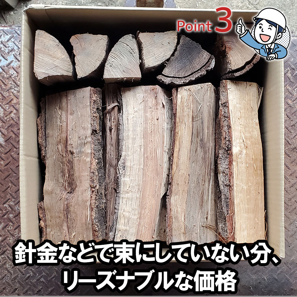 未乾燥薪　香川県三豊市　三野林業　薪　暖炉　焚火アウトドア　40cm　約20kg【配送不可地域：北海道・沖縄県・離島】