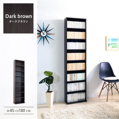 ふるさと納税 海南市 薄型文庫書棚 幅45cm ダークブラウン AKU100944803 |  | 01