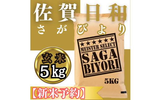 CIC29_『新米予約』令和７年産　さがびより【玄米】５㎏　※新米収穫後11月以降発送