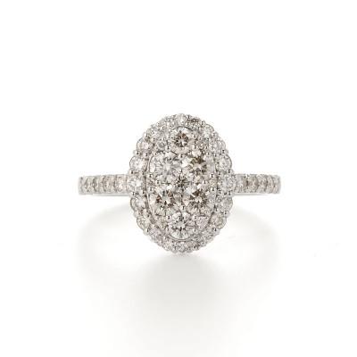 ふるさと納税 泉佐野市 ARC-EN-CIEL　PTダイヤ1ctオーバル形 リング【鑑別書付き】サイズ『13号』J003-4 |  | 02