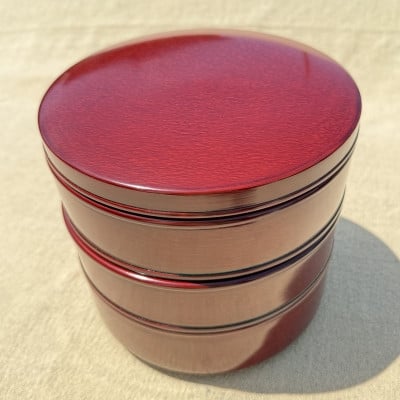 
            ＜香川漆器＞21cm三段丸重箱　後藤塗【1620846】
          