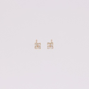 AQ-268　LB-24　 KeriA　K10　ラボグロウン　ダイヤモンド　ピアス　アクセサリー　ジュエリー　プレゼント　スタッド　シンプル