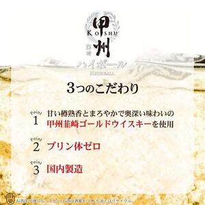 1223 甲州韮崎ハイボール 350ml×24本　１ケース