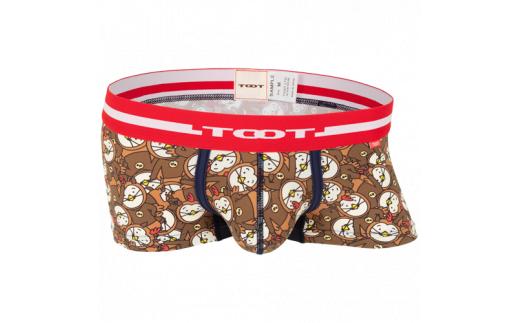 【宮崎県シンボルキャラクター】みやざき犬×ＴＯＯＴコラボ 限定パンツ(ブラウン・Sサイズ) [TOOT 宮崎県 日向市 452060869] 衣類 パンツ ボクサーパンツ