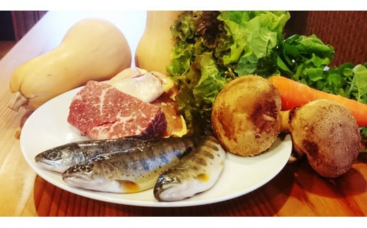 お山のレストラン「だっぱん屋」スペシャルランチお食事券ペア 食事券 チケット お店 旅行 観光 ドラベル ランチ ディナー 有機野菜 キジ肉 ジビエ【CA03】