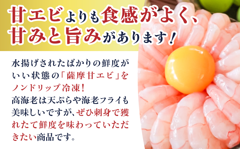 鹿児島産 タカエビ600g 6人前　K100-011