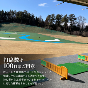 鐘山ゴルフセンター練習球券（500球券）