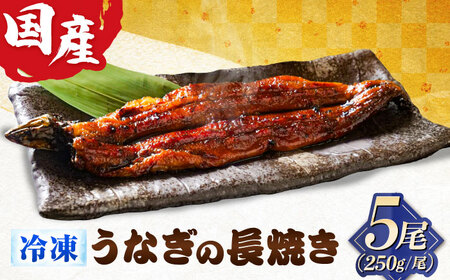 国産うなぎの長焼き 5尾 鰻 たれ 肉厚 岐阜市 / 本格炭焼うな吉[ANHH002]