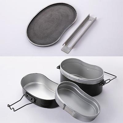 ふるさと納税 太田市 宝金属工業 × NKlab 戦闘飯ごう2型&アイアン製グリルプレート セット【複数個口で配送】 |  | 01