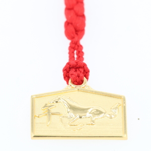 [K18] 干支絵馬根付 (12種) (柄：午)