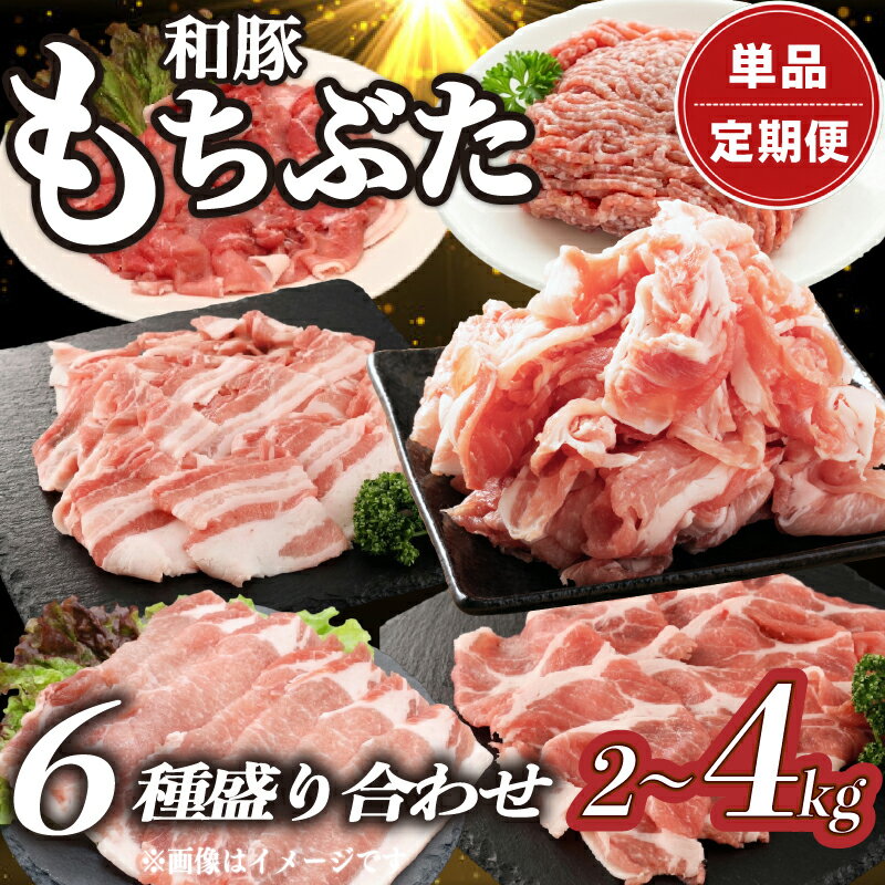 【ふるさと納税】 豚肉 和豚 もちぶた バラエティパック 選べる 2kg 4kg 単品 定期便 3回 6回 肩ロース バラ ロース もも ひき肉 小間切れ 食べ比べ ブランド豚 和豚もちぶた 豚肉 肉 にく 肉料理 夕食 ポーク おかず 小分け 便利 肉の片山 新潟県 新発田市 katayama007P