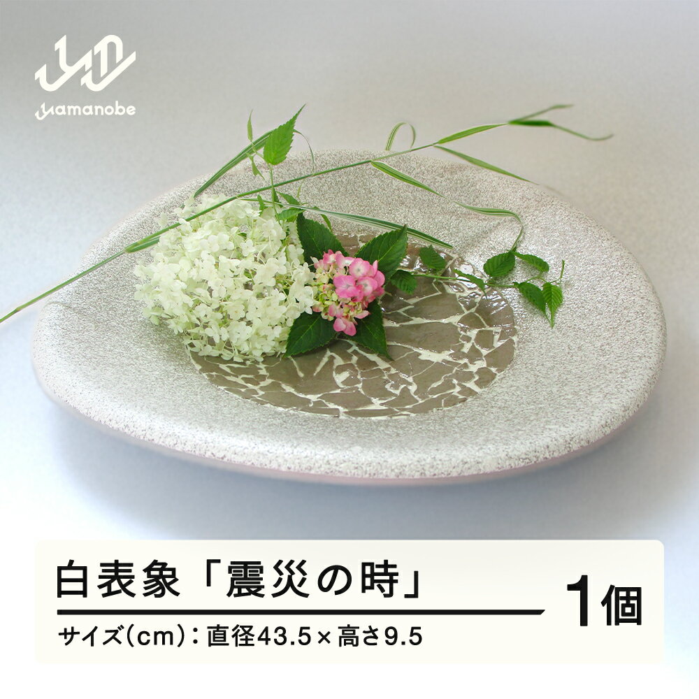 【ふるさと納税】 白表象「震災の時」 陶芸 陶器 おしゃれ 工芸品 民芸品 送料無料 oo-tostx