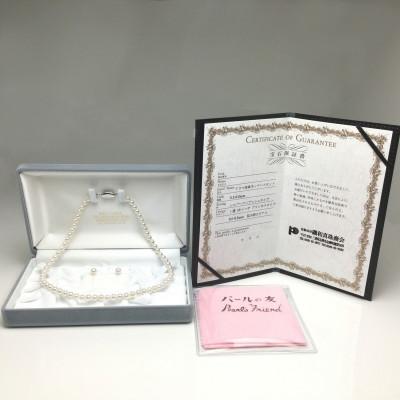 ふるさと納税 志摩市 老舗の真珠専門店・高品質 アコヤ真珠 ネックレス・イヤリング セット 5.5〜6.0ミリ |  | 03
