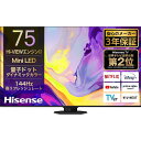 【ふるさと納税】75インチ Mini LED 4K液晶スマートTV　75U9N | 生活家電 日用品 人気 おすすめ 送料無料