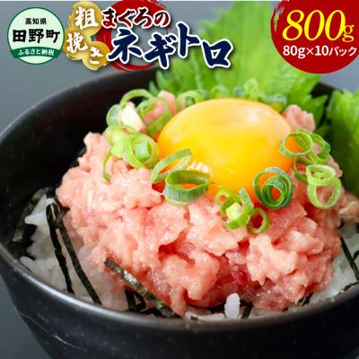 ふるさと納税 田野町 【四国一小さなまち】≪カネアリ水産≫ まぐろのネギトロ　800g(80g×10パック)