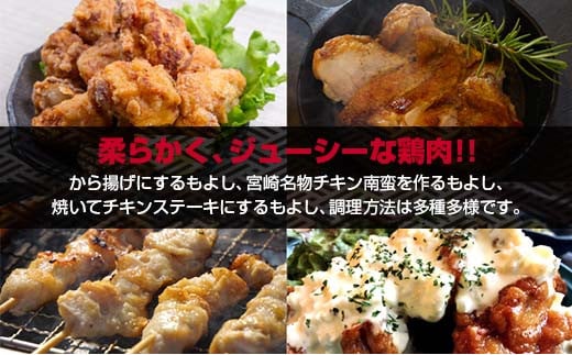 宮崎県産若鶏もも肉3kg 鶏肉 bigサイズ 鶏肉 鶏 もも身 鶏モモ肉 訳あり<1.1-25>