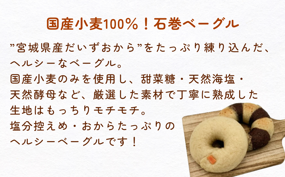 石巻ベーグルと食パンジャムセット(くるみクランベリー)  