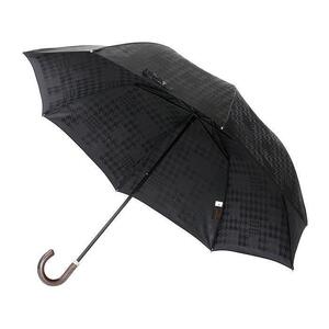 槙田商店【紳士折りたたみ傘】monotone 千鳥チェック《晴雨兼用》