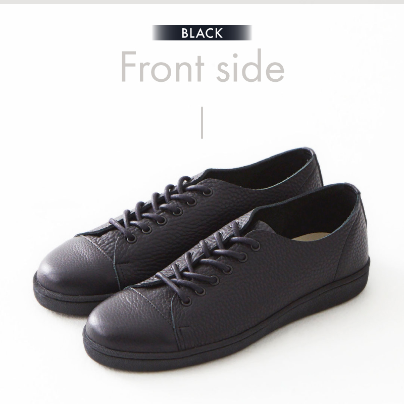 U-DOT [レザースニーカー] BLACK(サイズ：28.0cm)