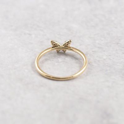 ふるさと納税 山梨県 【山梨県】【ジュエリー】K10 Papillon/パピヨン リング 3号 |  | 03