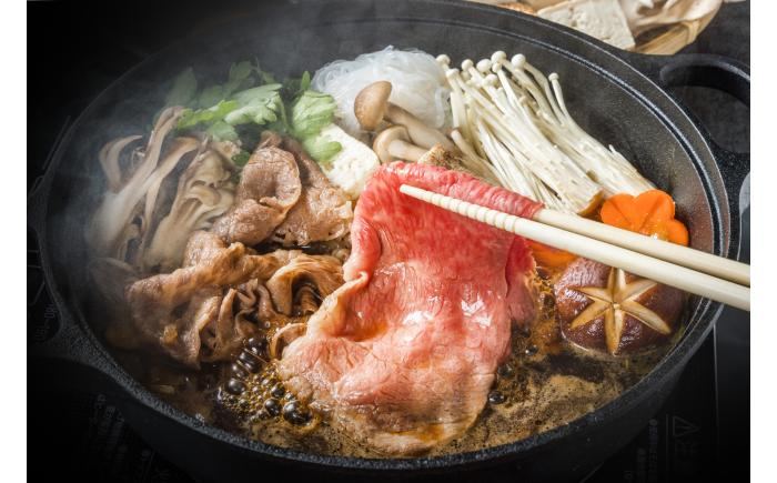 
            【全6回定期便】 【数量限定】 肥後の赤牛 ロース すきやき　約500g　【阿蘇牧場】 [AYBX080]
          