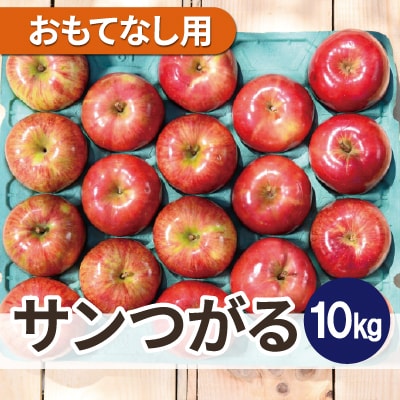 【25年8月より順次発送】平均糖度12度以上! サンつがる 約10kg おもてなし用 クール便【配送不可地域：離島・沖縄県】