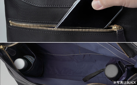 トートバッグ＜ブラック＞　【12203-0406-1】