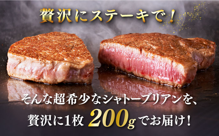 博多和牛 ヒレ シャトーブリアン 200g × 1枚《築上町》【久田精肉店】 [ABCL023] 40000円 4万円 40000円 4万円