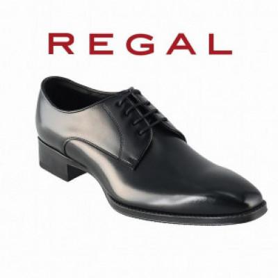 ふるさと納税 奥州市 REGAL革靴 プレーントゥ 24EL ブラック＜奥州市モデル＞ 26.0cm [AM016]