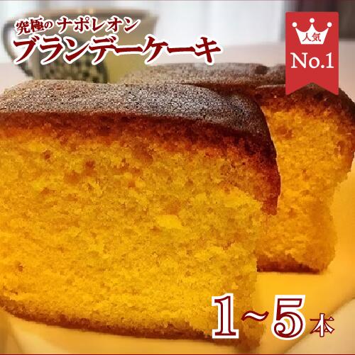 【ふるさと納税】ブランデーケーキ 選べる本数 1本 2本 3本 5本 ナポレオン 洋酒ケーキ 高級ブランデー フランス産 スイーツ 焼菓子 洋菓子 お菓子 ケーキ しっとり 大人の味 お取り寄せ ギフト 贈答 プレゼント 内祝い お返し 誕生日 送料無料 記念日