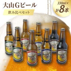 大山Gビール飲み比べ8本セット GB-8【配送不可地域：離島】【1684715】