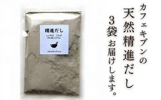 天然精進だし（昆布・しいたけ・玄米麹）100g×3袋 | だし 出汁 ヴィーガン