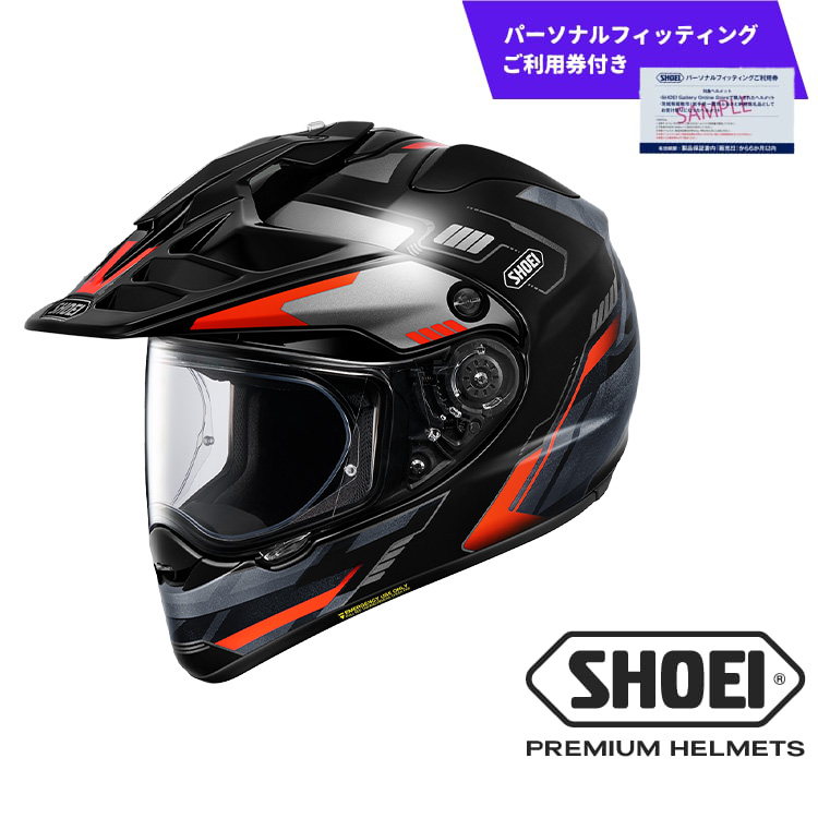 SHOEIヘルメット「HORNET ADV INVIGORATE TC-1 (RED/BLACK)」XLサイズ パーソナルフィッティングご利用券付 バイク 多目的ヘルメット ショウエイ バイク用品 ツーリング SHOEI品質 shoei スポーツ メンズ レディース