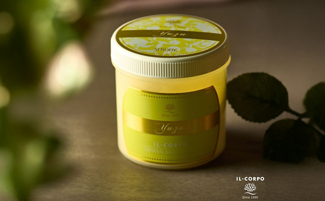 イルコルポ ミネラルバスパウダーユズ 600g 30回分 KDD004