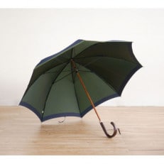 【数量限定】小宮商店の橘(たちばな)雨晴兼用長傘　65cm×8本骨　ネイビー×グリーン