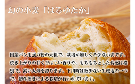 北海道下川町産強力粉はるゆたか・薄力粉きたほなみ 各1kgセット バイオ炭施用 カーボン・オフセット付 計2kg F4G-0220