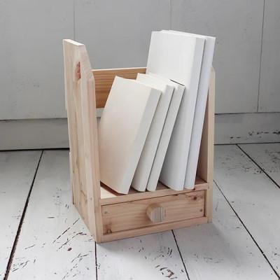 ふるさと納税 高知市 【ひのき香る工作キット】ミニブックスタンド【AT008】 |  | 01