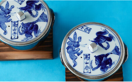 有田焼 グラタンペアセット（鳥獣戯画）【神田陶器店】グラタン 茶碗蒸し ポトフ オーブン対応 ペア 鳥獣戯画 ウサギ うさぎ ペア セット bp013