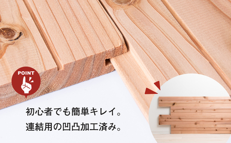 羽目板 910×12×105 10枚セット diy 木材 板 DIY 北海道ふるさと納税 ＜松田林業＞