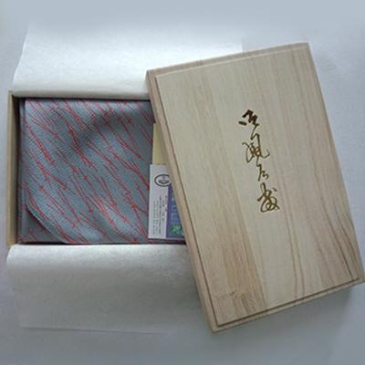 ふるさと納税 与謝野町 友禅風呂敷 松葉 (ブルーグレー/朱の松葉)1枚 |  | 02