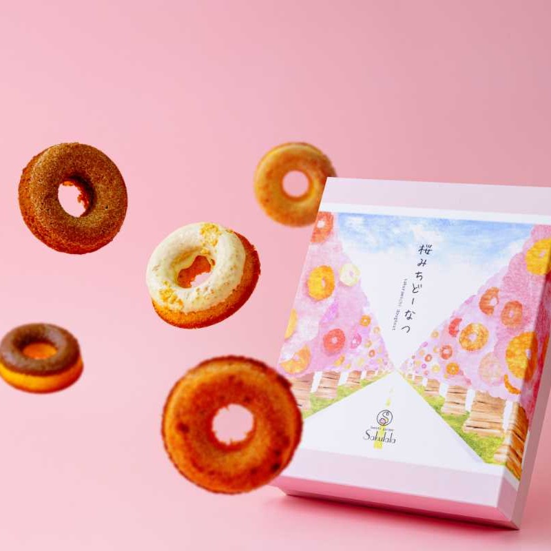 【ふるさと納税】桜みちどーなつ 10個入り｜焼きドーナツ 個包装 お取り寄せ 食べ比べ お中元 プレゼント ギフトセット 贈答 内祝い 手土産 焼菓子 手作り ヘルシー 揚げない ふんわり しっとり 秦野 神奈川