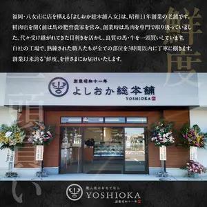 国産 馬刺し 赤身 たれ付き 【赤身】 《福岡肥育》 100g×3 【冷蔵】 国産 馬刺し ヘルシー 食材 九州 名物 贅沢 おつまみ 国産 馬肉 176-013