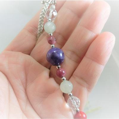 ふるさと納税 泉佐野市 オリジナル根付・お守り「ワンコの見守りA(シルバー&アメシスト)」 099H2177 |  | 02