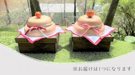 【手作り雑貨屋 木心工房】木の鏡餅（大）