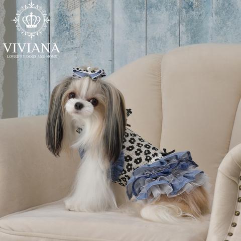 
                  ドッグウェア「VIVIANA」デニムワンピース　/　White
                