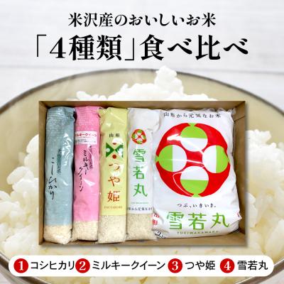 ふるさと納税 米沢市 令和7年産 米沢米のバラエティーセット 計4.4kg |  | 01