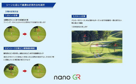 【アウトレット】 訳あり ショットナビ Laser Sniper nano GR 【ブラック】 ゴルフ 距離計